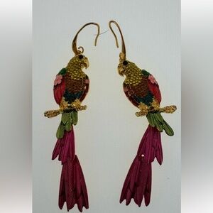 Colorful Parrot Earrings